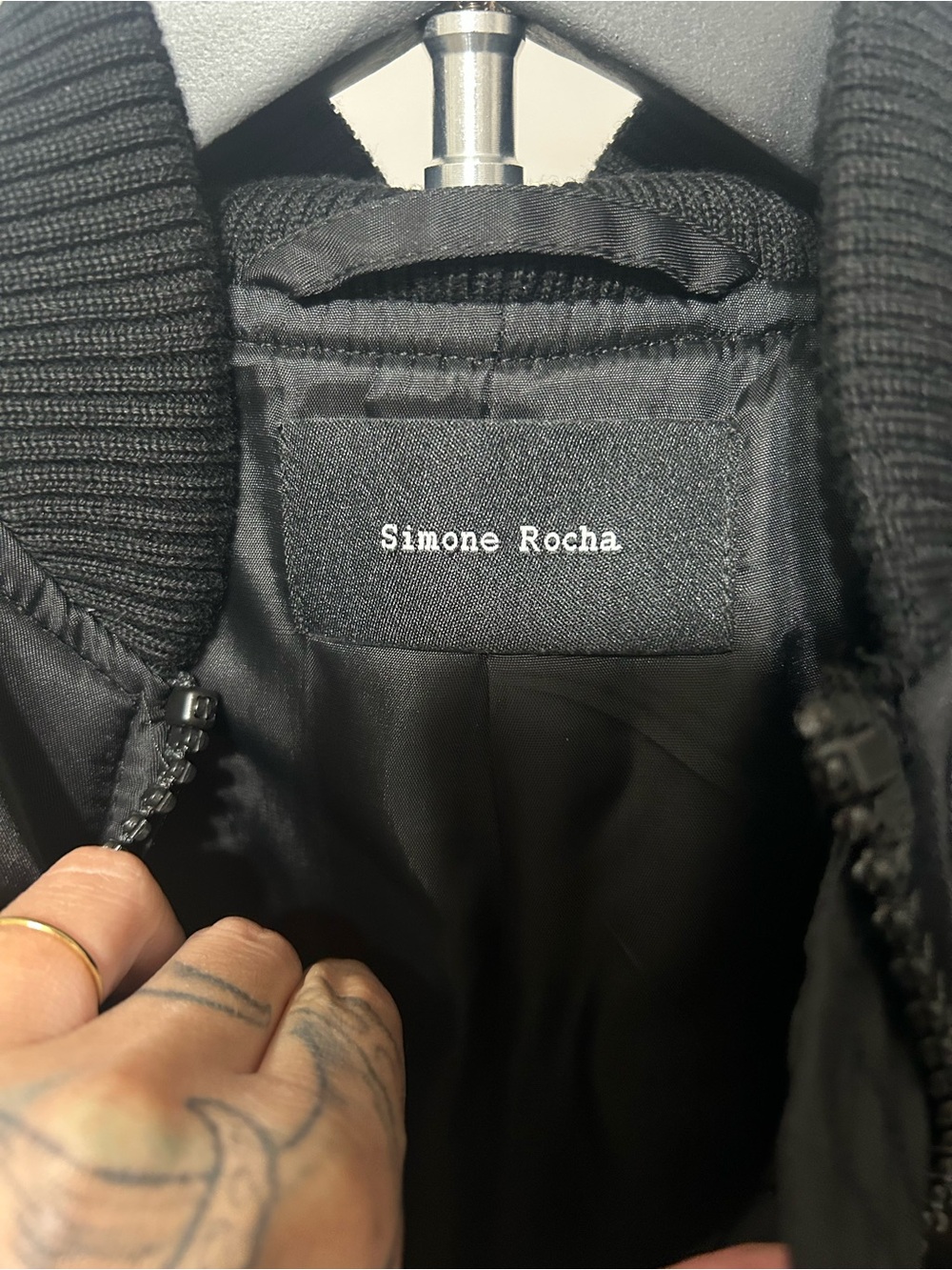 Simone Rocha Nylon Bomber Jacket - Picture 7 of 9